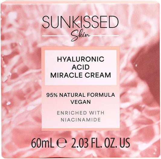 Sunkissed Skin Hyaluronic Acid Miracle Cream 60Ml Enriched With Niacinamide