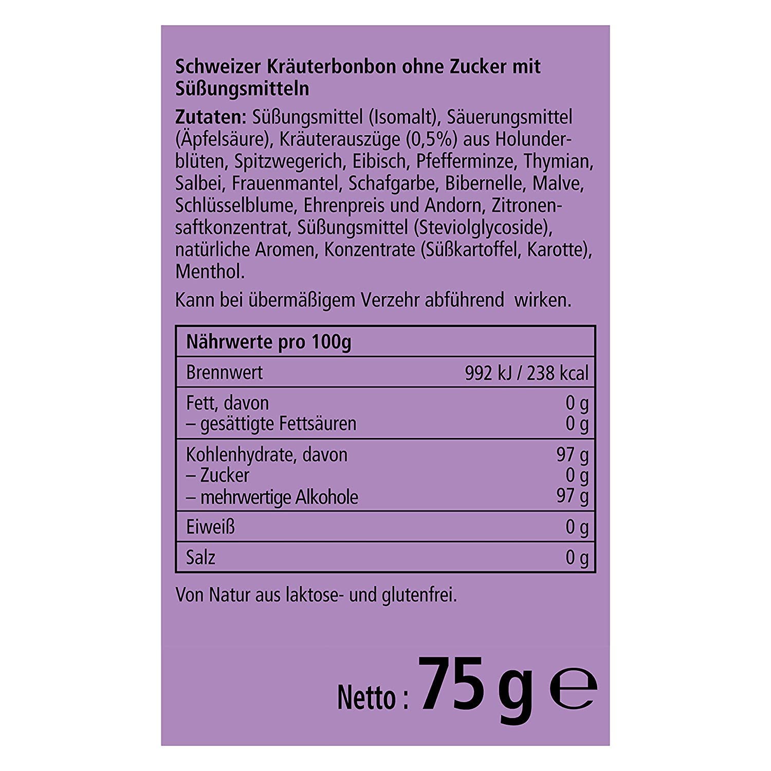 Ricola Holunderblüten Beutel, 75 g