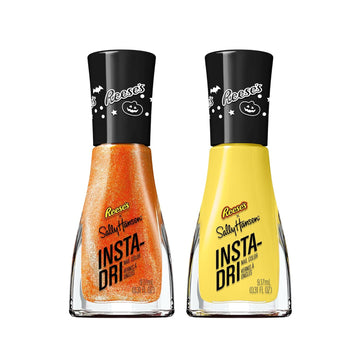 Sally Hansen Insta-Dri, Reese'S Candy & Reese'S Rep Duo, Nail Polish Quick Dry, One-Coat Application, Doesn'T Chip, Long-Lasting, Perfect For On The Go, 0.6Oz