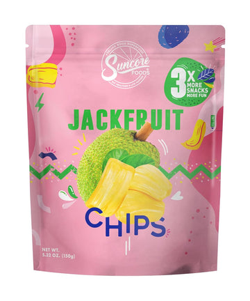 Suncore Foods Jackfruit Chips & Snacks, Gluten-Free, Non-GMO, 5.32oz (1 Pack)