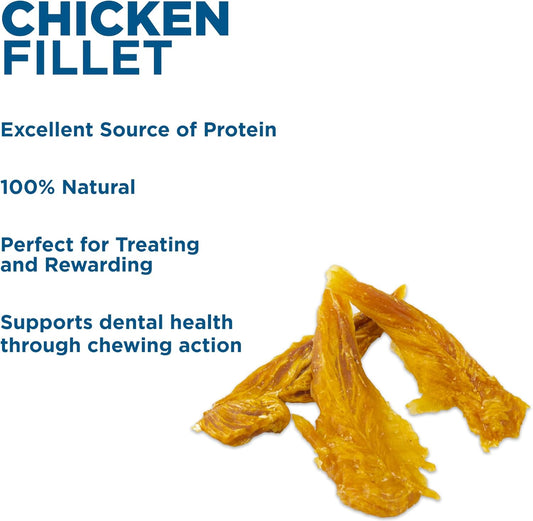 Best Bully Sticks Chicken Breast Dehydrated Dog Treats - Chicken Fillet Treats For Dogs 16 Oz. - All Natural High Protein Real Chicken Premium Jerky Dog Chews - Grain Free Dog Treats