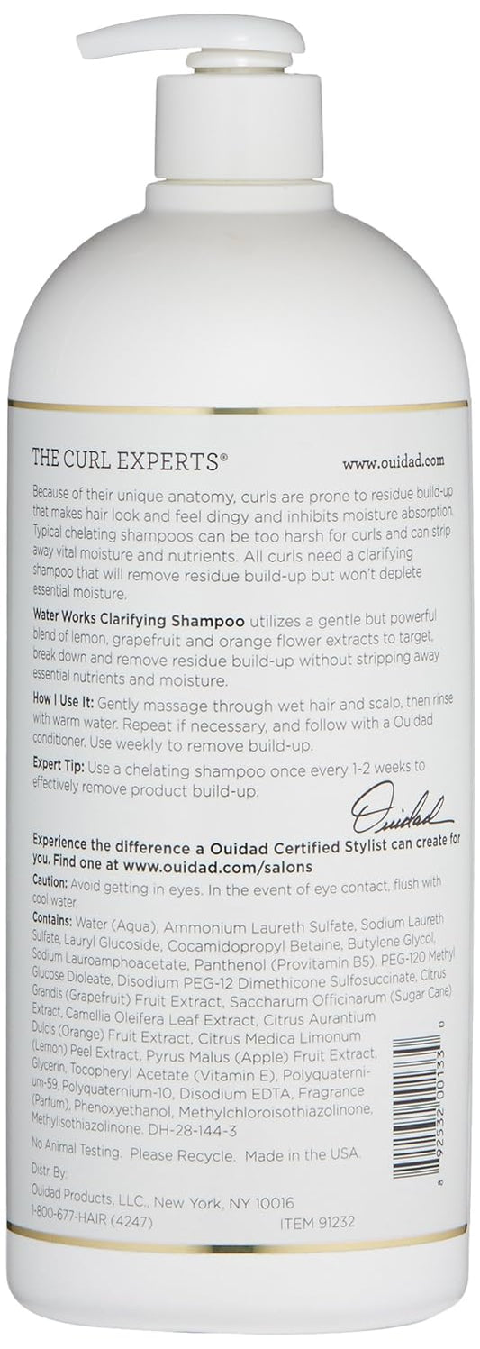 OUIDAD Water Works Clarifying Shampoo 33.8oz : Beauty & Personal Care