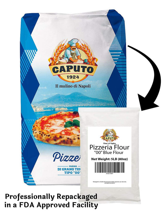 Antimo Caputo Pizzeria Flour For Authentic Pizza Dough, 80 Ounce (5 Pound Bag) Repack