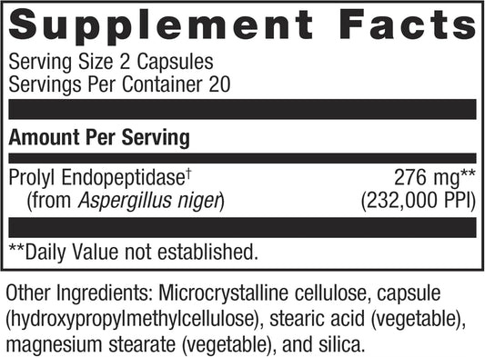 Metagenics Spectrazyme Gluten Digest - Digestive Enzyme - Help Digest Wheat, Barley & Rye Grains* - Gut Health Supplement* - Non-Gmo, Gluten-Free & Vegetarian - 40 Capsules