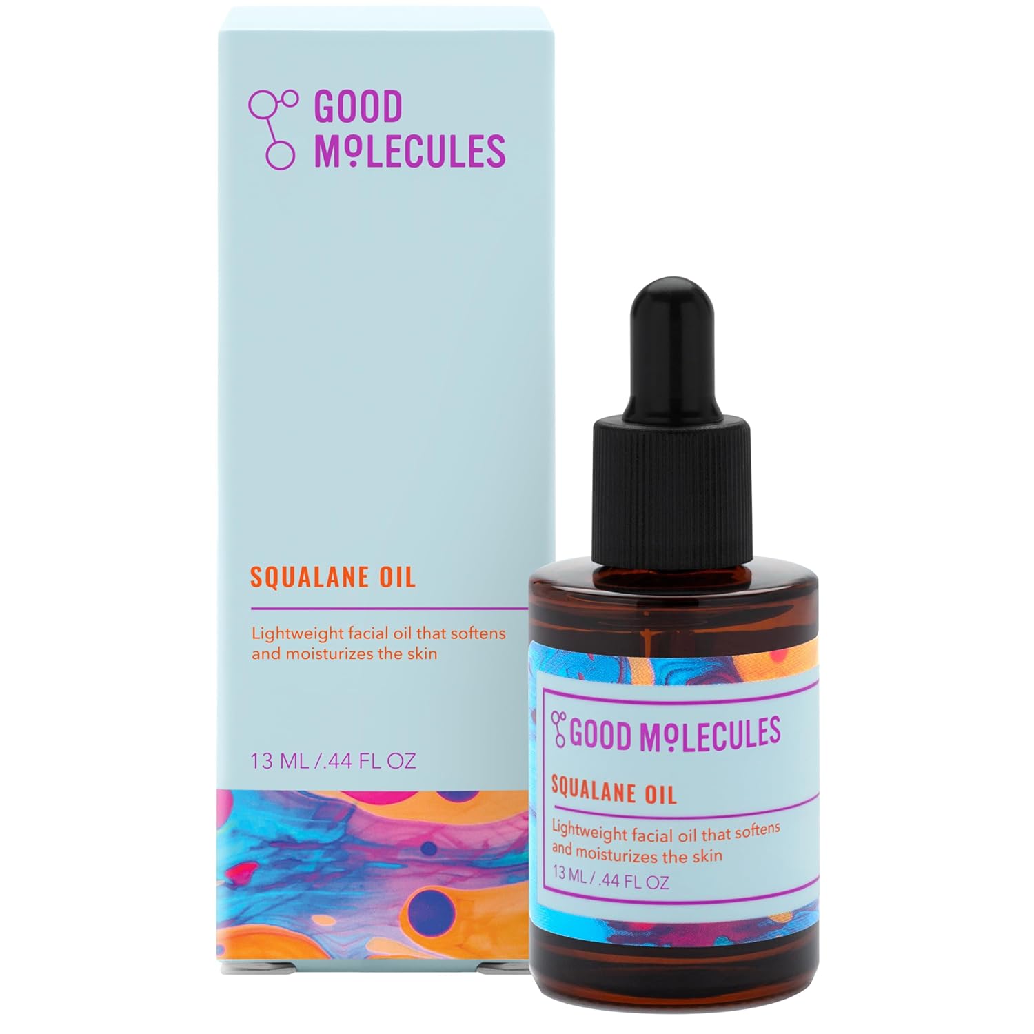 Good Molecules Squalane Oil - Moisturizer For Face, Skin, And Hair, Plumping, Firming, Anti-Aging - Skincare For Face To Hydrate And Calm The Skin