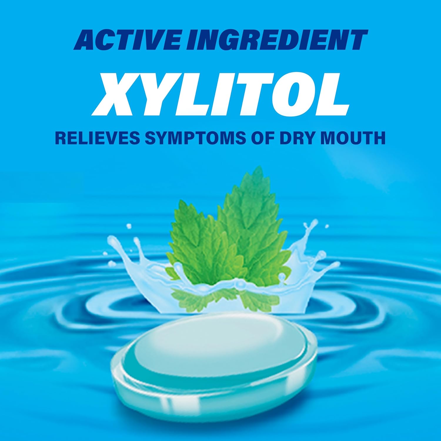 ACT Dry Mouth Lozenges with Xylitol, Soothing Mint, 36 Lozenges : Health & Household