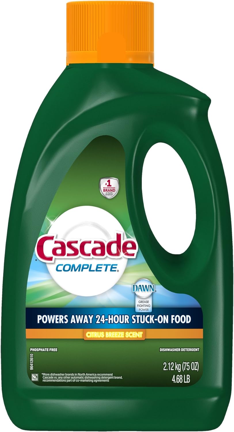 Cascade Complete Gel All-in-1 Dishwasher Detergent - Citrus breeze - 75 oz Packaging May Vary