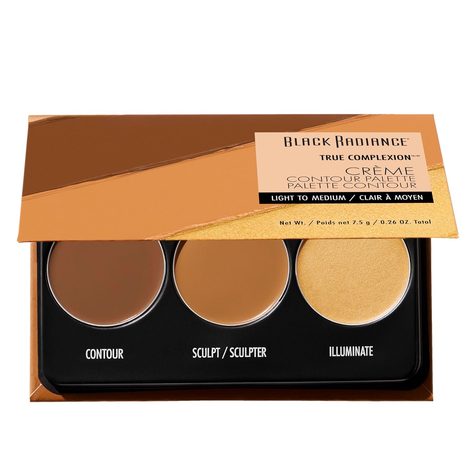 Black Radiance True Complexion Creme Contour Palette, Medium To Dark, 7.5 Gram