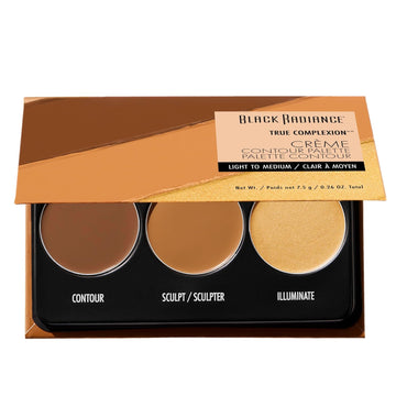 Black Radiance True Complexion Creme Contour Palette, Medium To Dark, 7.5 Gram