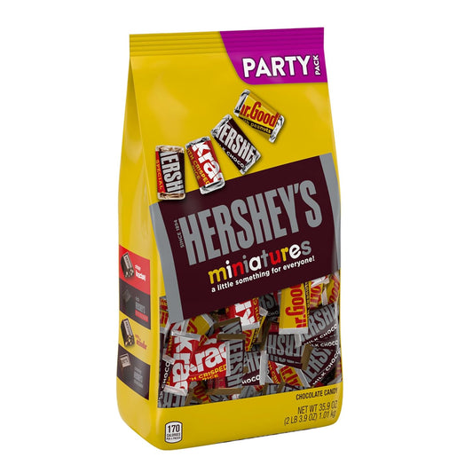 Hershey'S Miniatures Assorted Chocolate, Halloween Candy Party Pack, 35.9 Oz