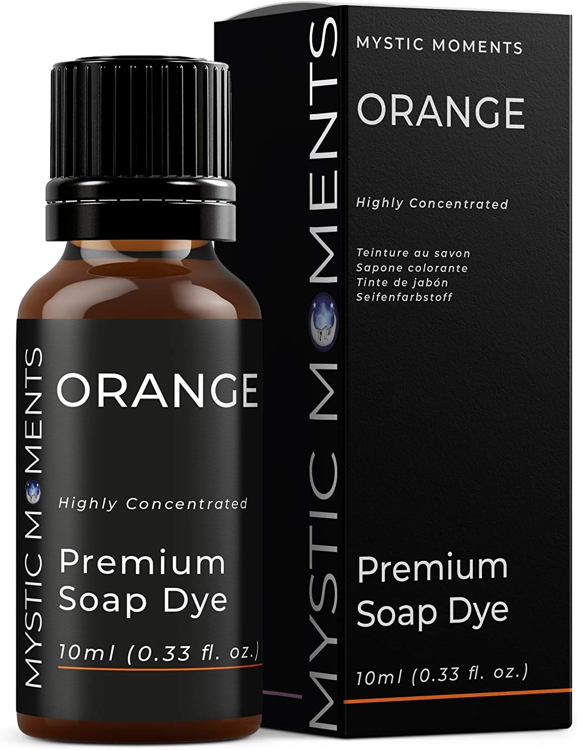 Mystic Moments | Orange - Highly Concentrated Soap Dye 10Ml | Perfect For Soap Making, Creams And Lotions
