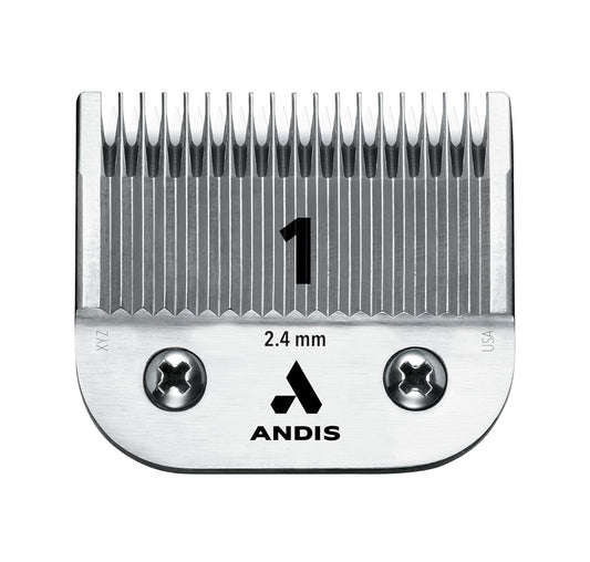 Andis 64465 CeramicEdge Carbon-Infused Detachable Clipper Blade, Size 1, 3/32-Inch Cut Length : Beauty & Personal Care