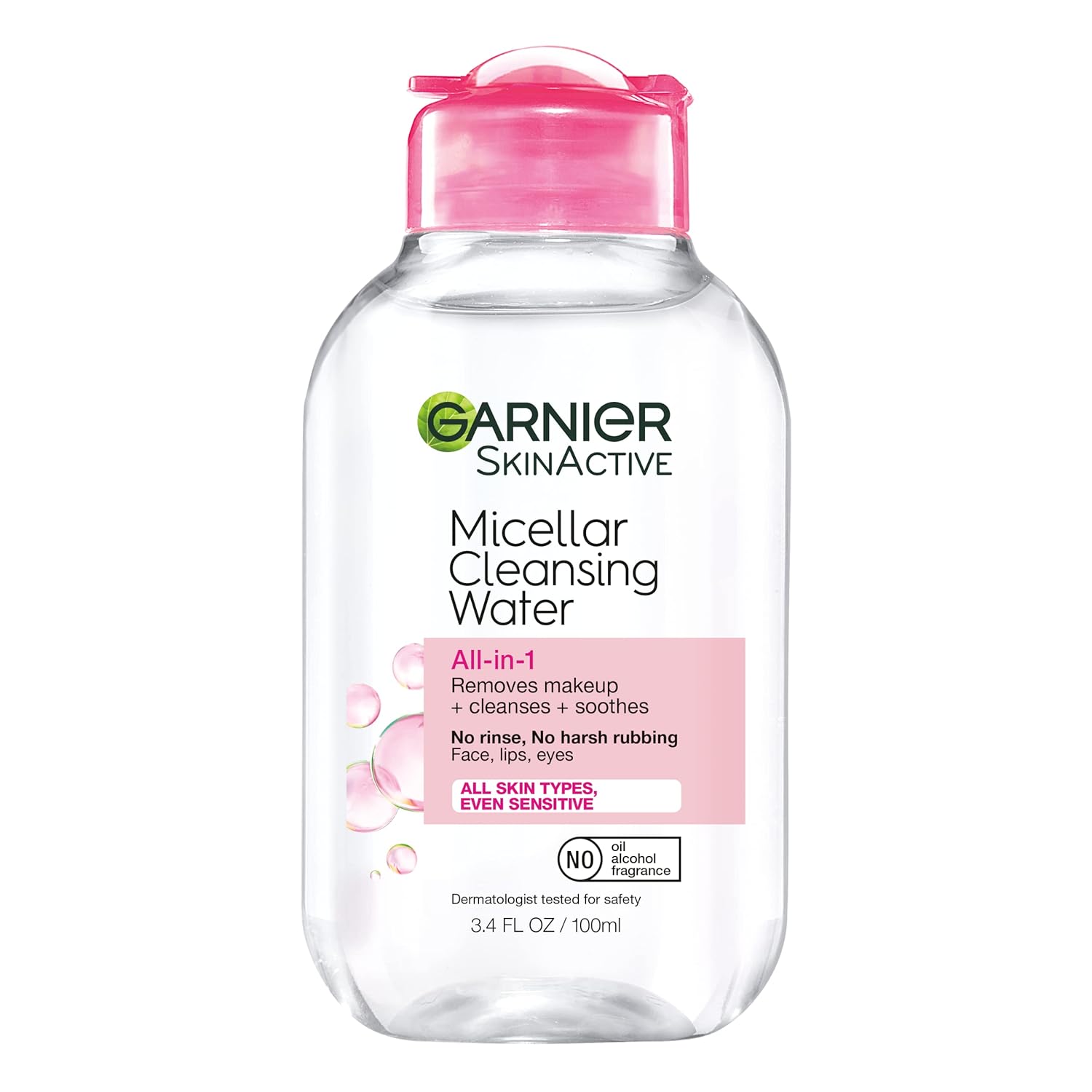 Garnier Skinactive Micellar Cleansing Water, For All Skin Types, 3.4 Fl. Oz