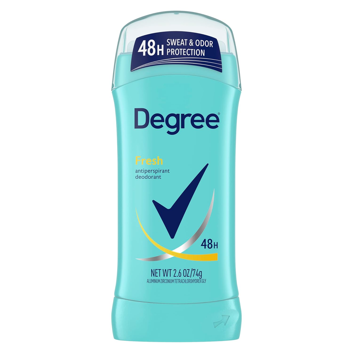 Degree Antiperspirant Deodorant Fresh Energy Pack Of 6 48-Hour Sweat And Odor Protection Antiperspirant For Women 2.6 Oz