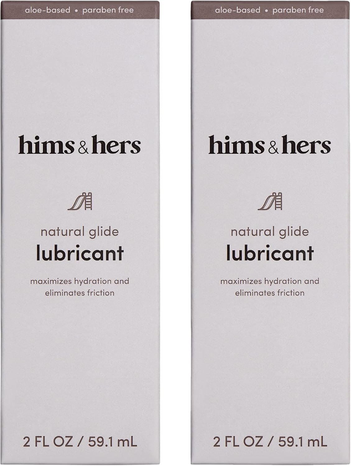 Hims & Hers Glide Premium Water-Based Lubricant Formulated With Aloe, Green Tea Extract, And Hemp Seed, No Sticky Residue, Hydrating And Ph Balanced, No Parabens Or Fragrance, 2 Pack