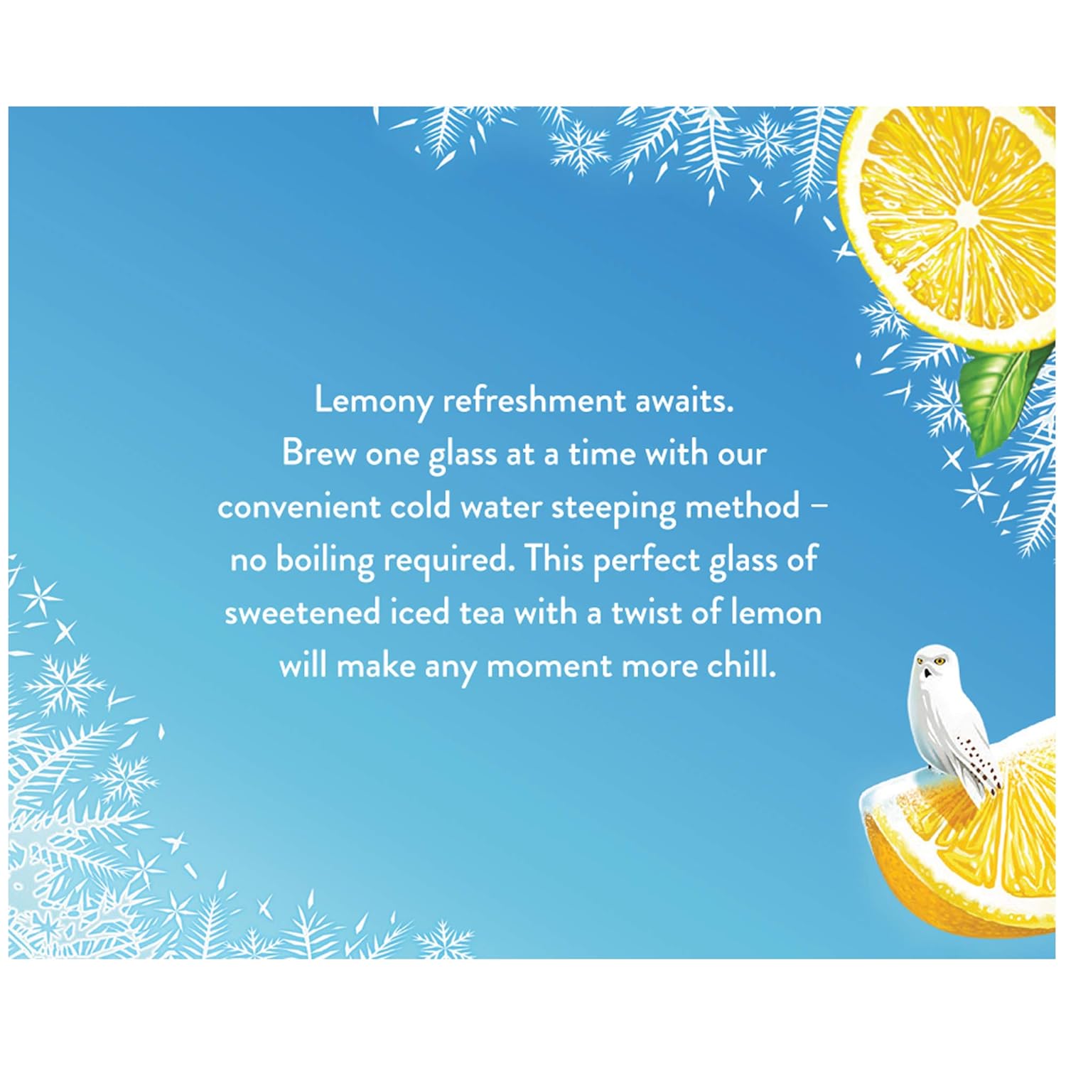 Celestial Seasonings Cold Brew Iced Tea, Sweetened Tea With Lemon, Contains Caffeine, 18 Tea Bags (Pack Of 6)