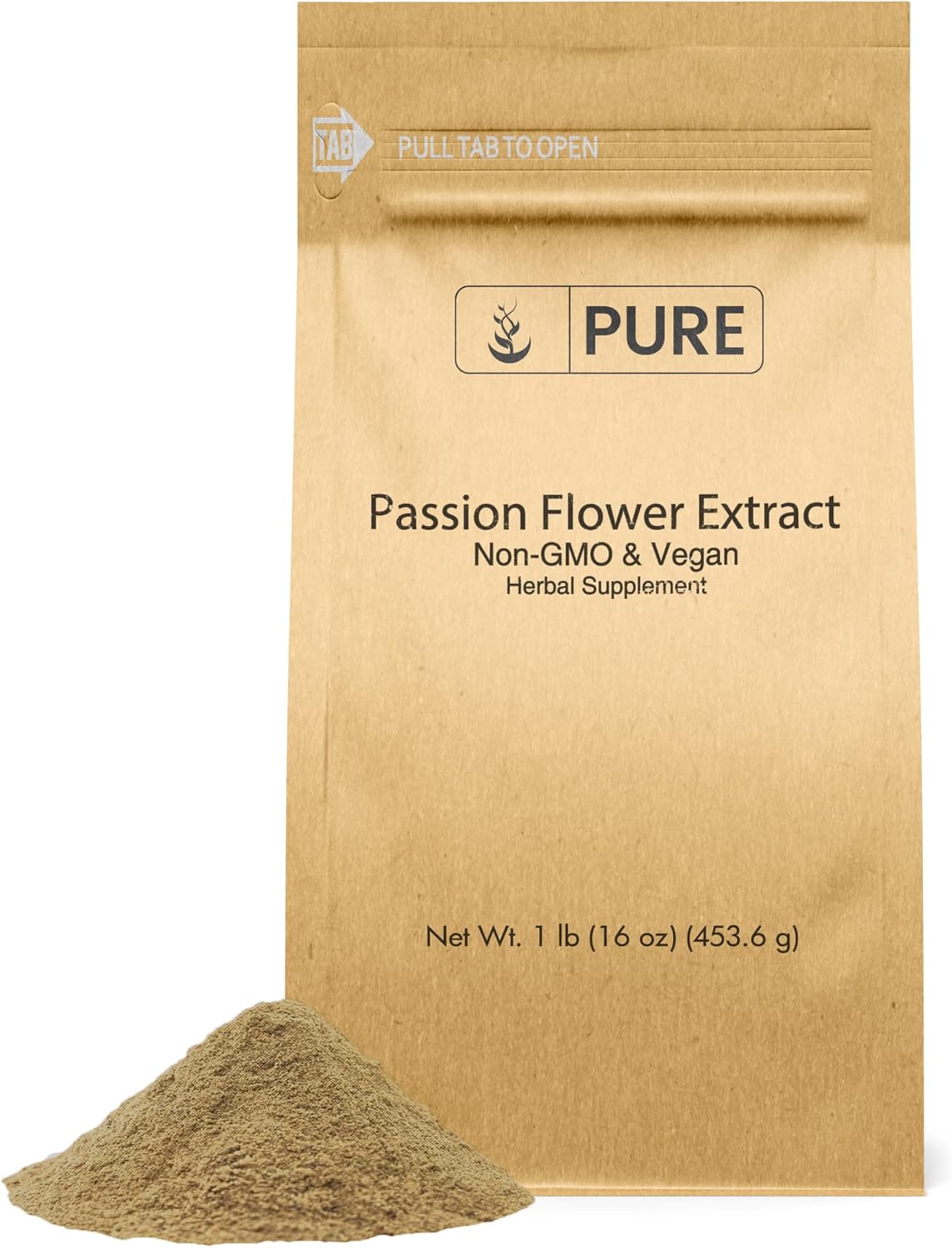 Pure Original Ingredients Passion Flower Extract (1Lb) Pure And Natural, Non-Gmo, Gluten-Free