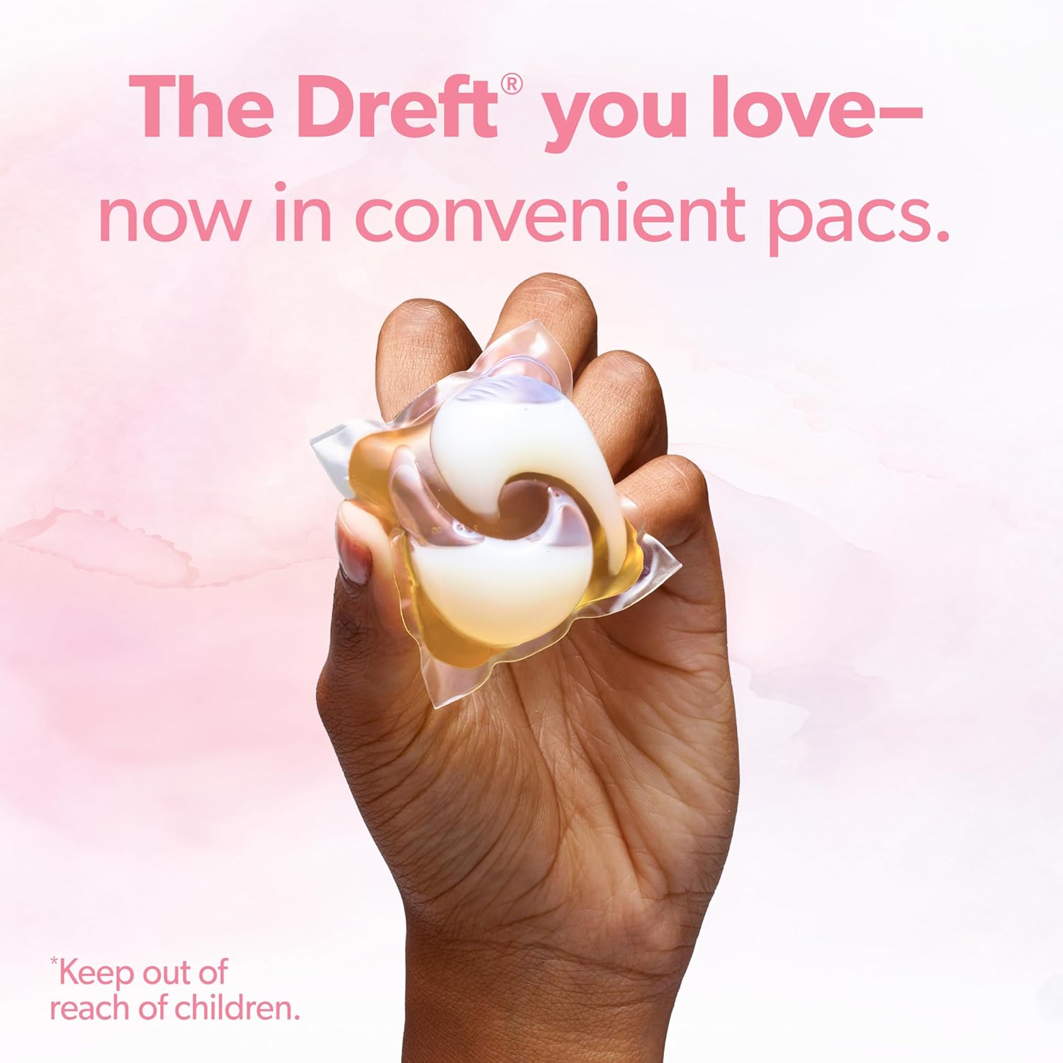 Dreft Laundry Bundle: Dreft Detergent Pacs, Lightly Scented, Lavender, He Compatible, 45 Count + Dreft Blissfuls In-Wash Scent Booster Beads, Baby Fresh Scent, 24 Oz