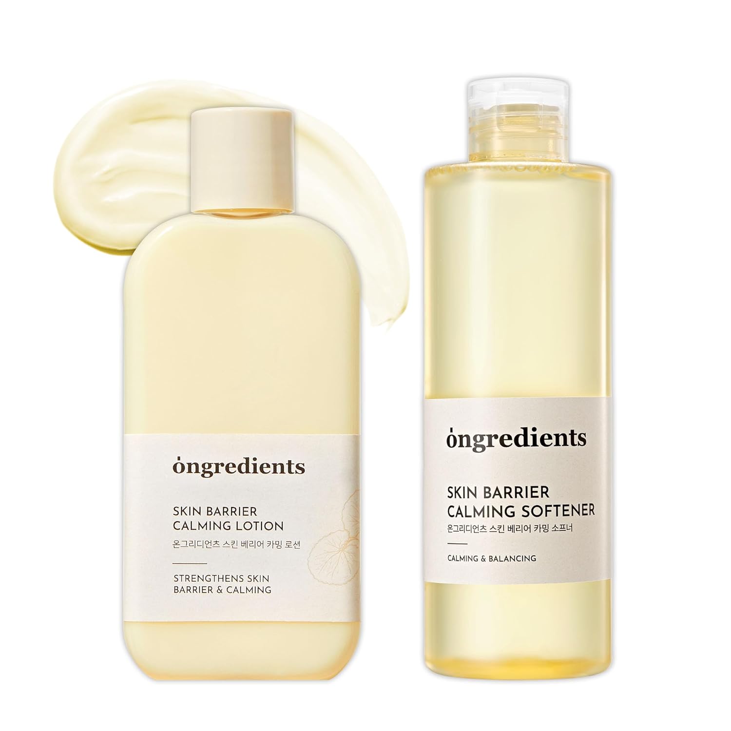 Ongredients Skin Barrier Lotion + Calming Toner I Hydrating, Soothing, Calming, Skin Barrier Care For Dry, Sensitive Skin I Vegan, Korean Skin Care