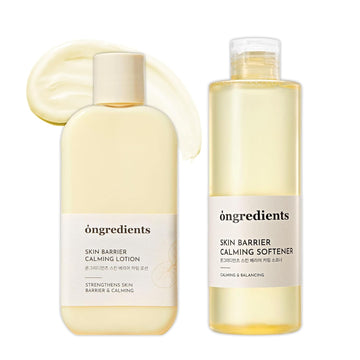 Ongredients Skin Barrier Lotion + Calming Toner I Hydrating, Soothing, Calming, Skin Barrier Care For Dry, Sensitive Skin I Vegan, Korean Skin Care