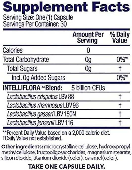 Azo Complete Feminine Balance Daily Probiotics For Women, Clinically Proven To Help Protect Vaginal Health, Balance Ph And Yeast, Non-Gmo, 60 Count