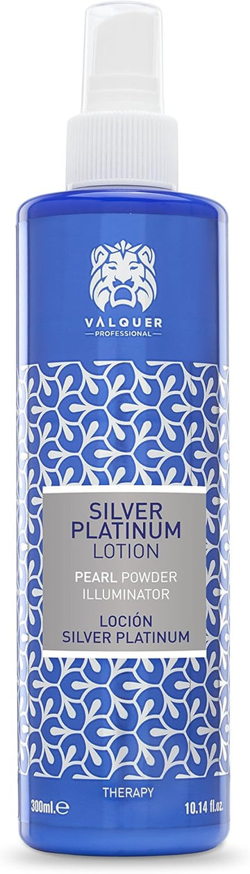 Valquer Silver Platinum Leave-In Hair Lotion For Blonde Or Bleached Hair. A Yellowish Or Orange Toner, It Provides Shine And A Conditioning Effect With Panthenol. 300 Ml