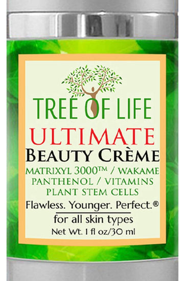Tree Of Life Beauty Moisturizer, Luxe Ultra-Rich Polypeptide Face Cream - Skin Barrier Repair - Dermatologist-Tested To Hydrate & Soothe Dry Sensitive Skin - Non-Greasy Facial Skin Care - 1 Fl Oz