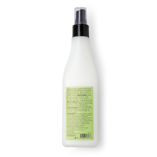 SAUCE BEAUTY Tzatziki Leave In Conditioner and Detangler Spray - Leave In Conditioner For Curly Hair, Oily & Damaged Hair - Smoothening & Taming Leave-In Conditioner Spray with Coconut Oil (8 Fl Oz)