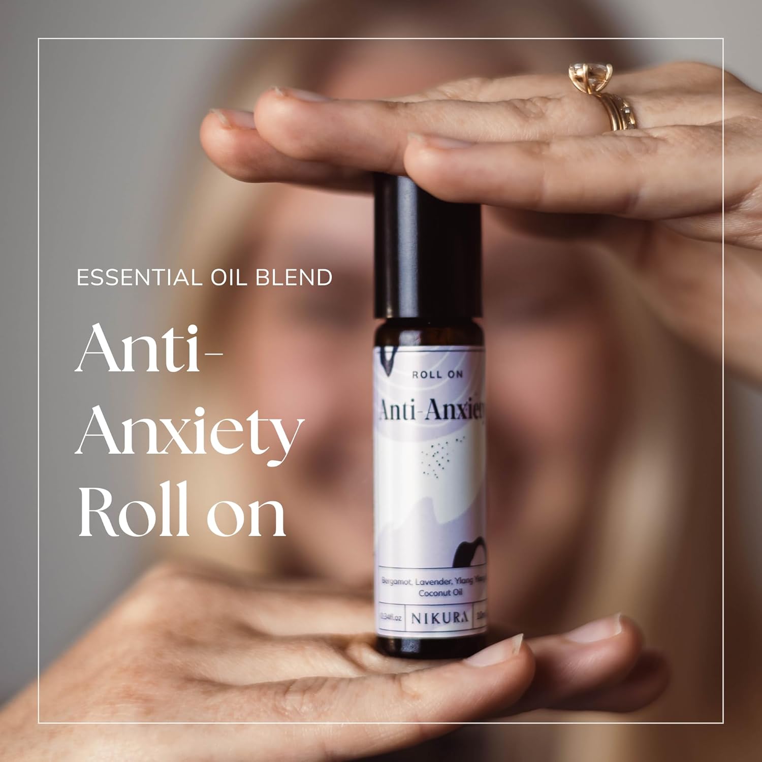 Nikura Anti-Anxiety Roll On Essential Oil Blend - 10ml | for Sleep, Relaxing, Anxiety, Aromatherapy | Use on Skin, Temples, Pulse Points, Wrists, Neck : Amazon.co.uk: Stationery & Office Supplies