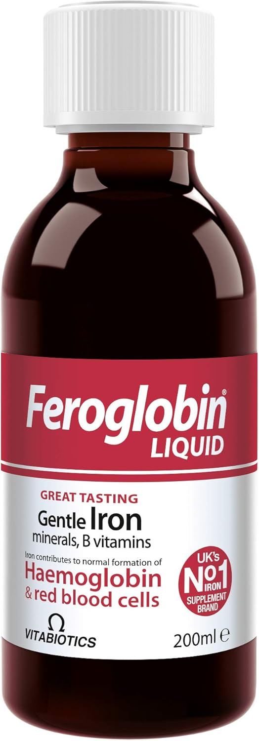 Feroglobin Gentle Iron and Nutrient Liq - Reduce Tiredness and Fatigue | Maintain Health and Vitality | Natural Iron Source