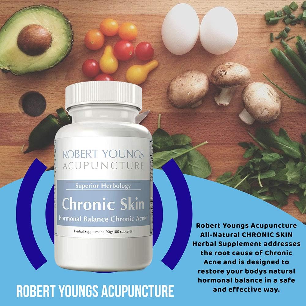 Chronic Acne Clear Skin Treatment 180 CAPS! Natural Herb Based Remedy & Medication Capsules | Best Effective Herbal Vitamin Complex & Organic Alternative Medicine Supplement Teen Men Women Boy Girl : Health & Household