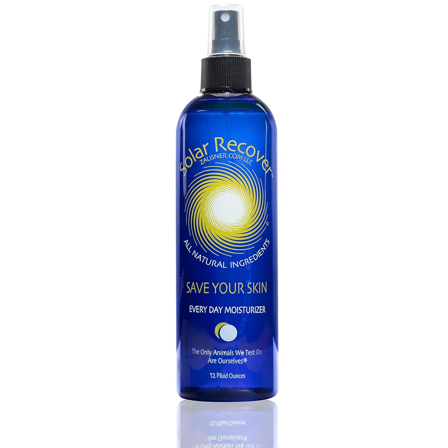 Solar Recover After Sun Moisturizing Spray (12 Ounce) - Hydrating Facial and Body Mist - 2460 Sprays of Sunburn Relief With Vitamin E and Calendula - Lotion Delivered in Water To Keep Skin Healthy