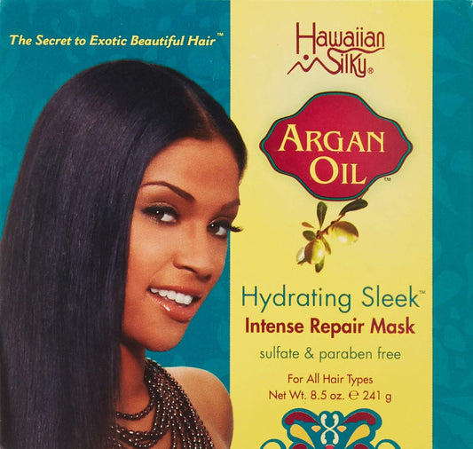 Pure Argan Oil Root & Scalp Repair Mask with Vitamin A & E and Fatty Acids to Repair Dry or Damaged Hair 8.5 oz - Non Sulfate or Paraben Solution - Good on All Hair Types Men, Women & Kids