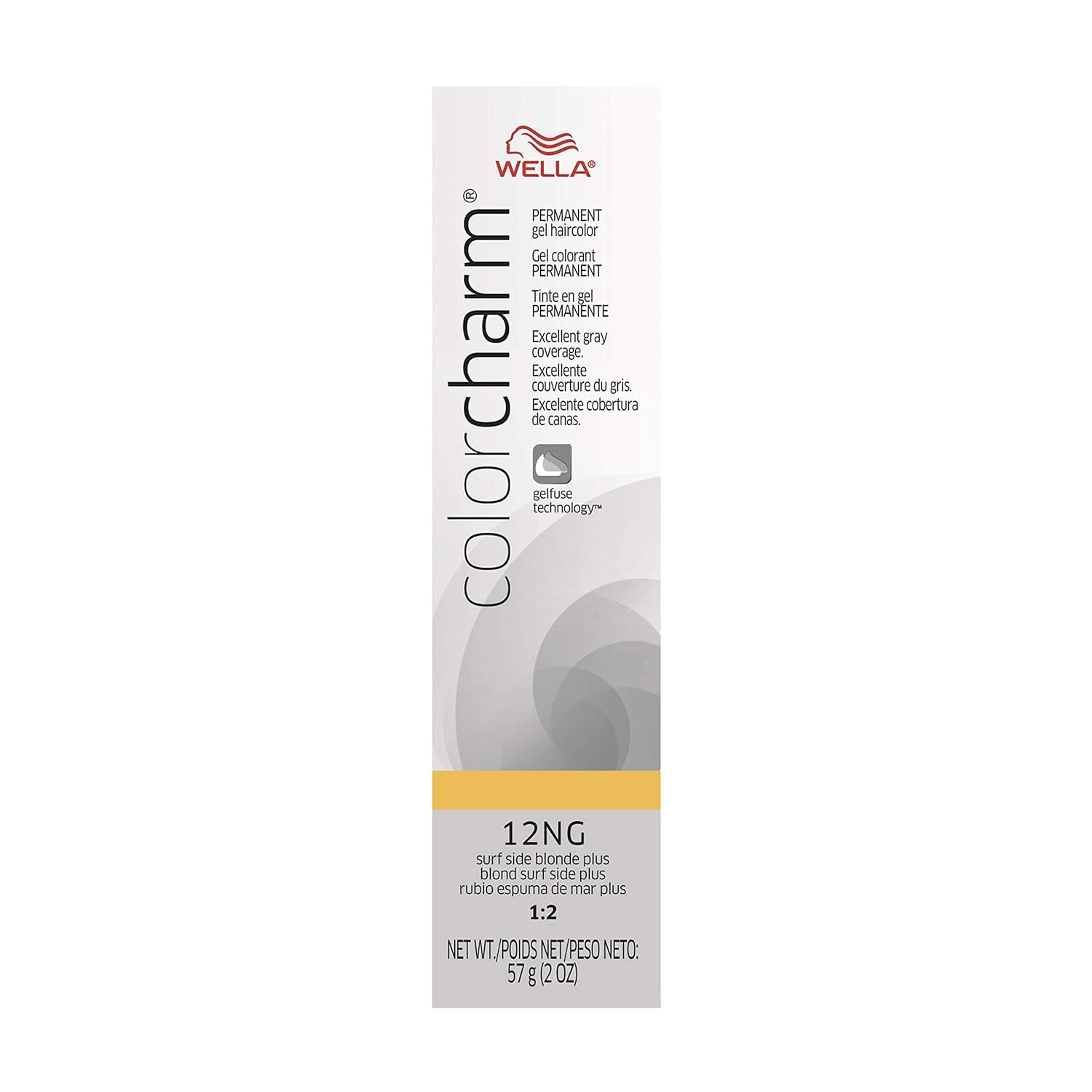 Colorcharm Permanent Gel, Hair Color For Gray Coverage, 12Ng Surf Side Blonde Plus