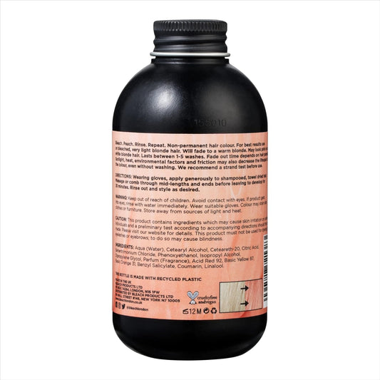 Bleach London Awkward Peach - Pastel Peach Hair Dye - Vegan & Peta-Approved Semi-Permanent Direct Dye- 150 Ml