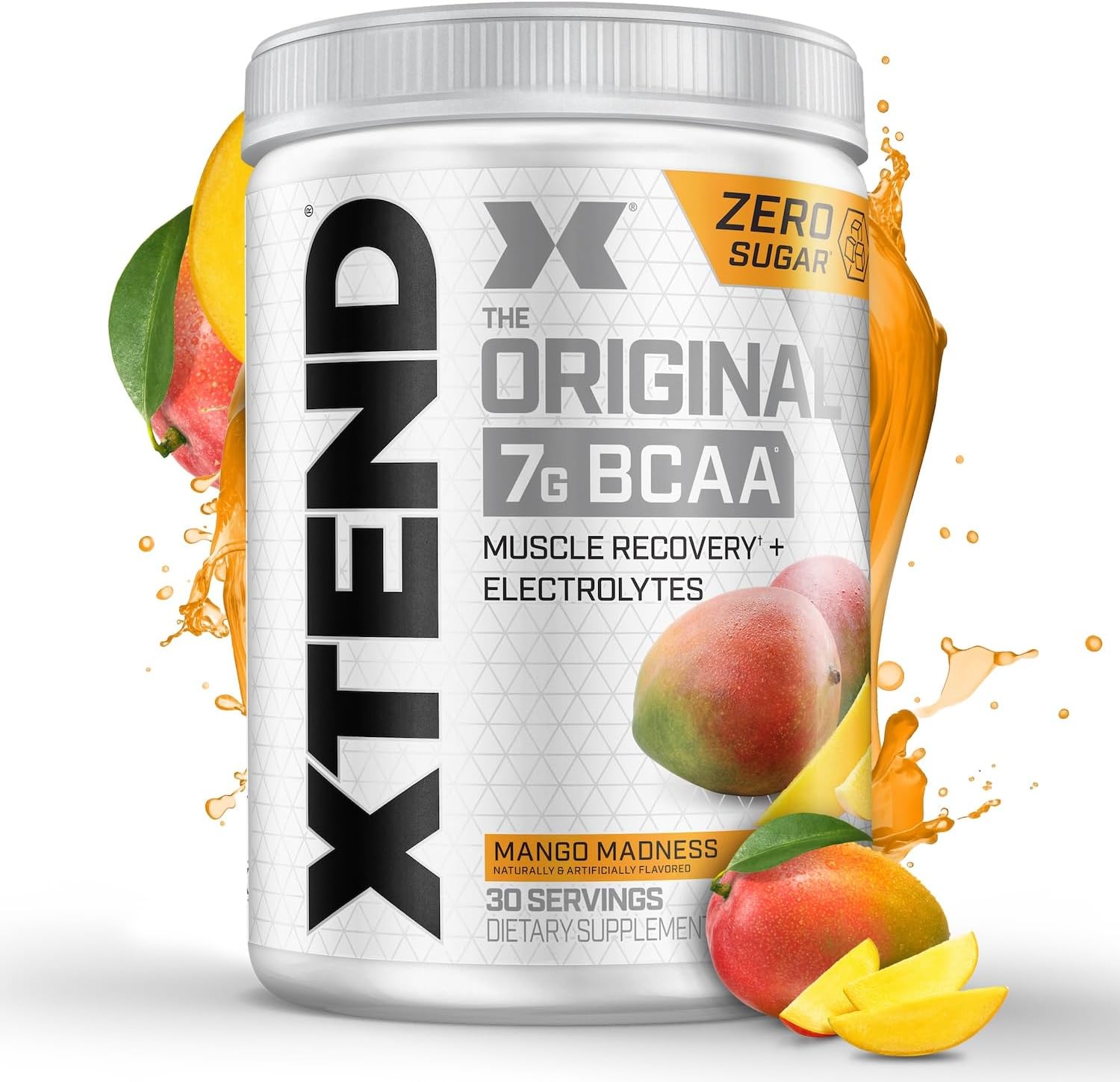 Original Bcaa Powder 7G Bcaa And 2.5G L-Glutamine, Sugar Free Post Workout Muscle Recovery Drink With Amino Acids For Men & Women, 90 Servings