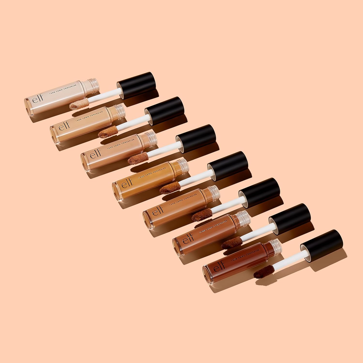 E.L.F. 16Hr Camo Concealer, Full Coverage, Highly Pigmented Concealer With Matte Finish, Crease-Proof, Vegan & Cruelty-Free, Deep Chestnut, 0.203 Fl Oz : Beauty & Personal Care