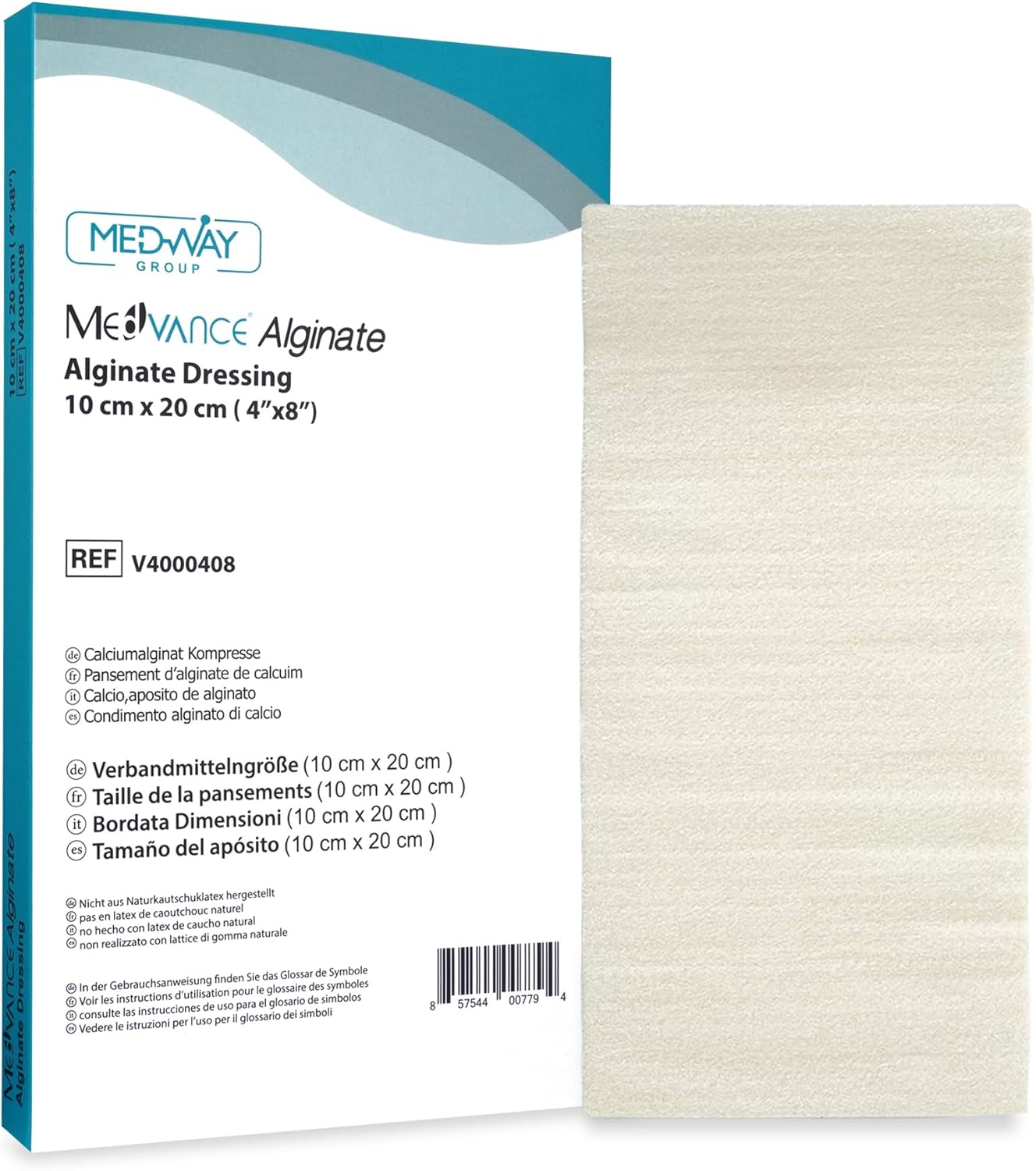 Medvance Tm Alginate – Calcium Alginate Dressing 11 Cm X 11 Cm Box Of 5 Dressings