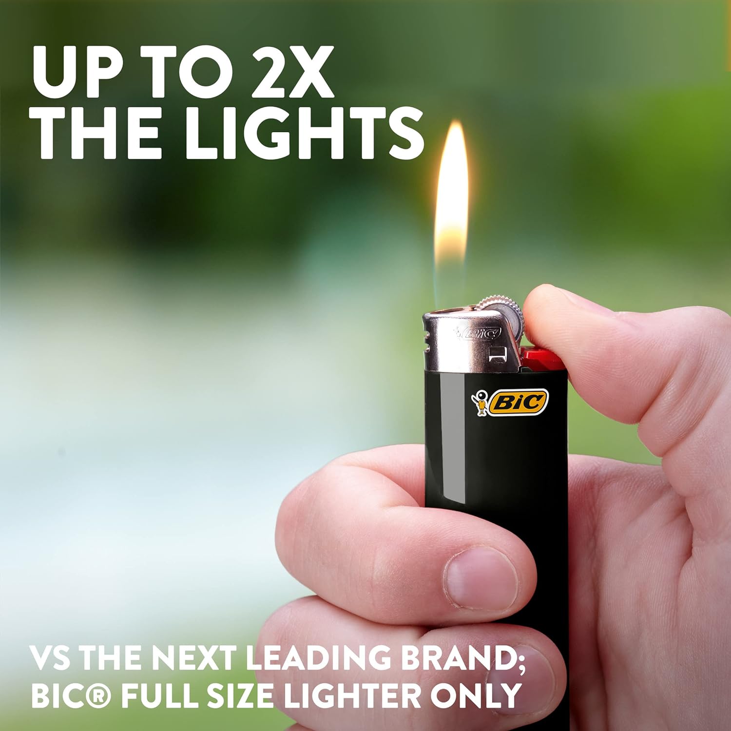 Bic Maxi Pocket Lighter, Special Edition Tattoos Collection, Assorted Unique Lighter Designs, 50 Count Tray Of Lighters