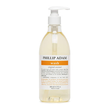 Phillip Adam Coconut Hand And Body Wash - Gentle And Hydrating - For All Skin Types - Sulfate Free And Paraben Free - 33.8 Fl Oz