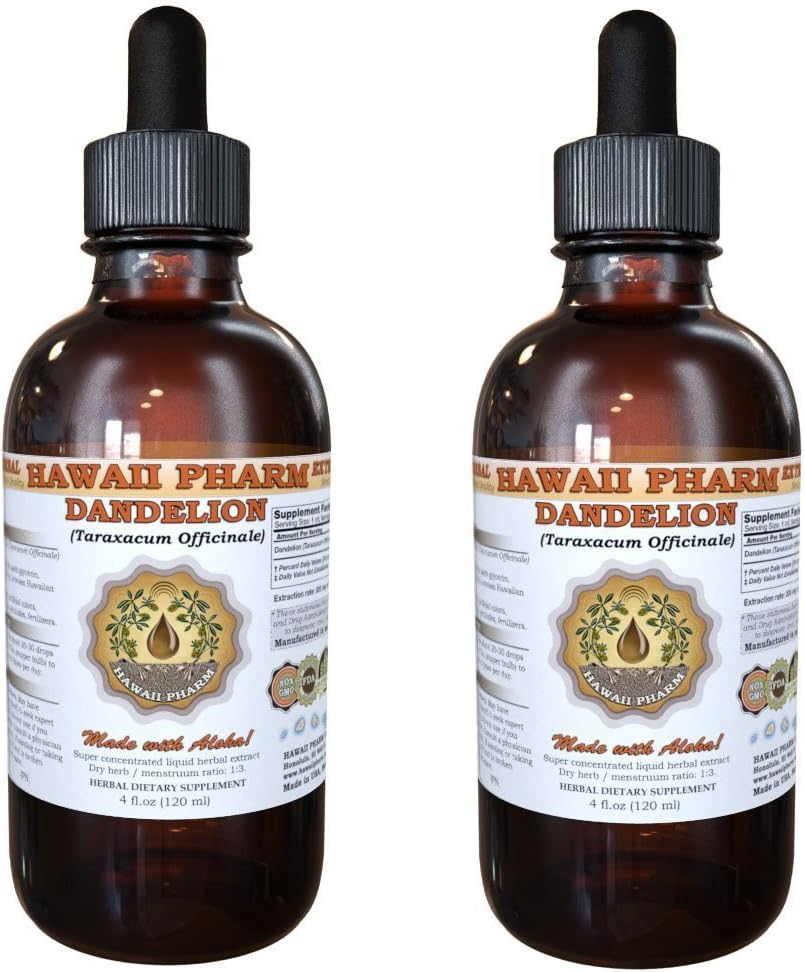 Dandelion (Taraxacum Officinale) Liquid Extract 2X2 Oz : Health & Household