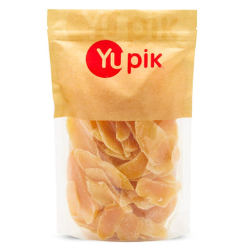 Yupik Dried Mango, Sliced, 2.2 Lb, Gluten-Free, Vegan, Kosher, Sweetened Tropical Dried Fruits, Mango Slices, No Added Sulphites, Fruity Snacks, Ideal For Baking & Topping