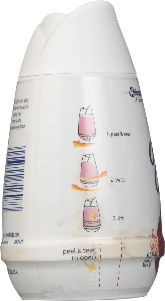 Glade Solid Air Freshener, Apple Cinnamon, 6 Ounce (12 Pack Special)