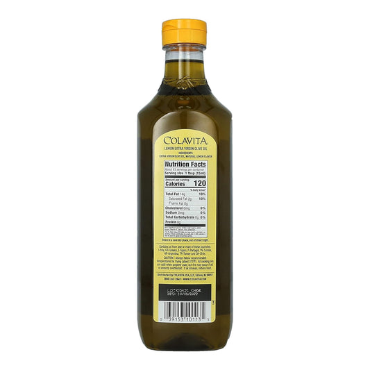 Colavita Lemon Extra Virgin Olive Oil 32Fl Oz Plastic Bottle