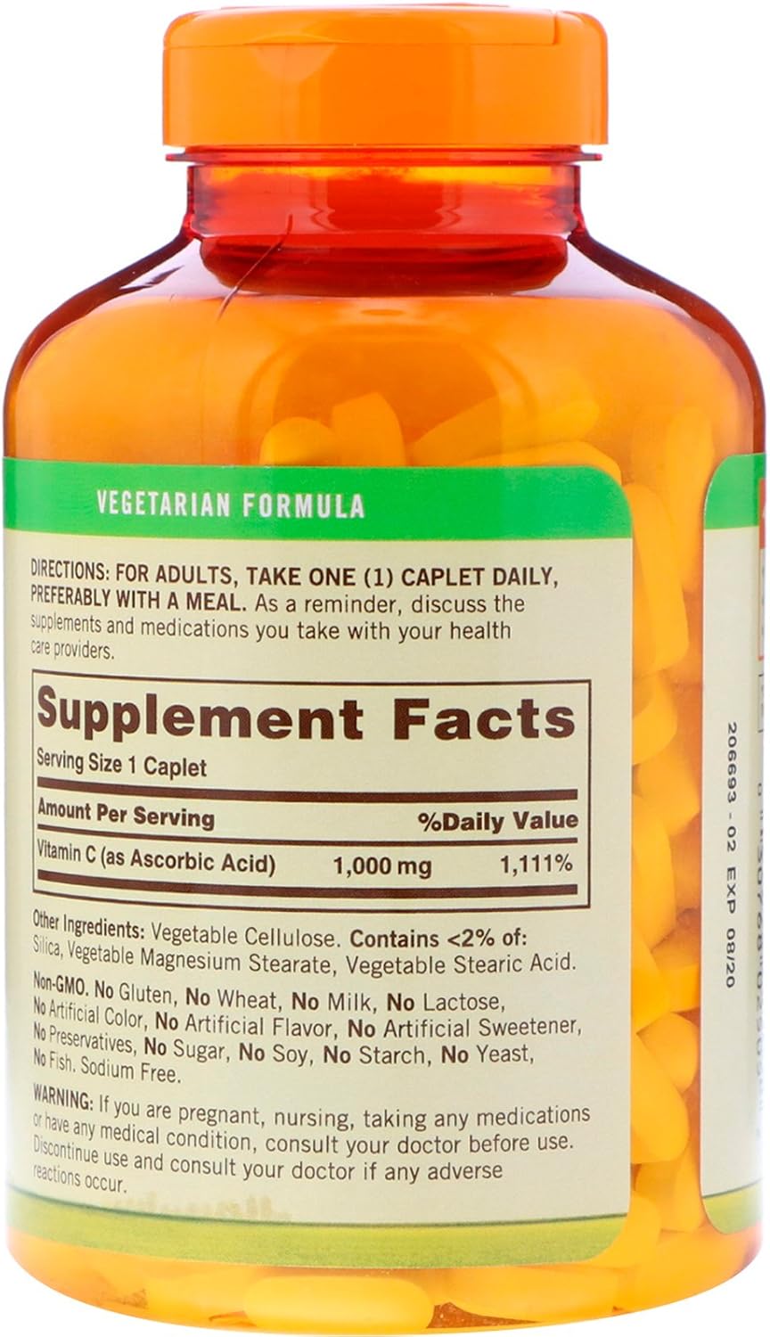 Sundown Vitamin C, 1000 Mg, High Potency, 300 Count Bottles