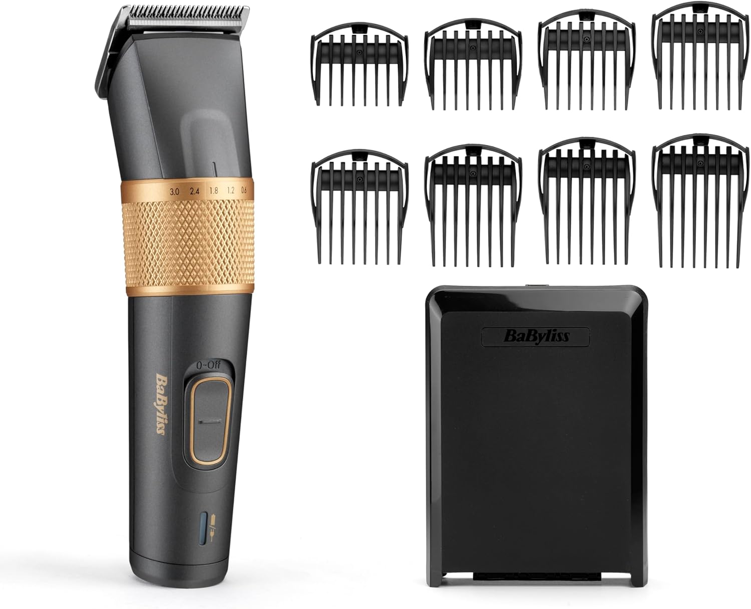 Babyliss Graphite Precision Hair Clipper, Cord/Cordless, Quick Charge