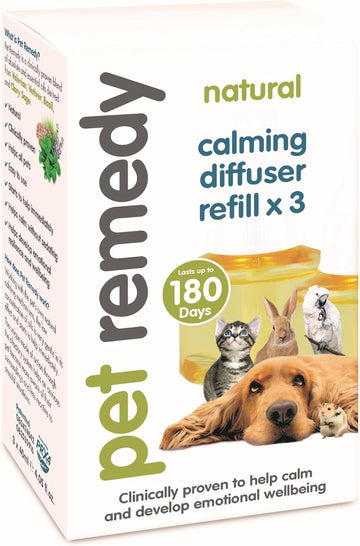 Pet Remedy Natural Calming Diffuser Refill. 1 X 40Ml Lasts Upto 60 Days