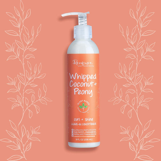 Renpure Whipped Coconut & Peony Leave-in Conditioner, 8 Ounce