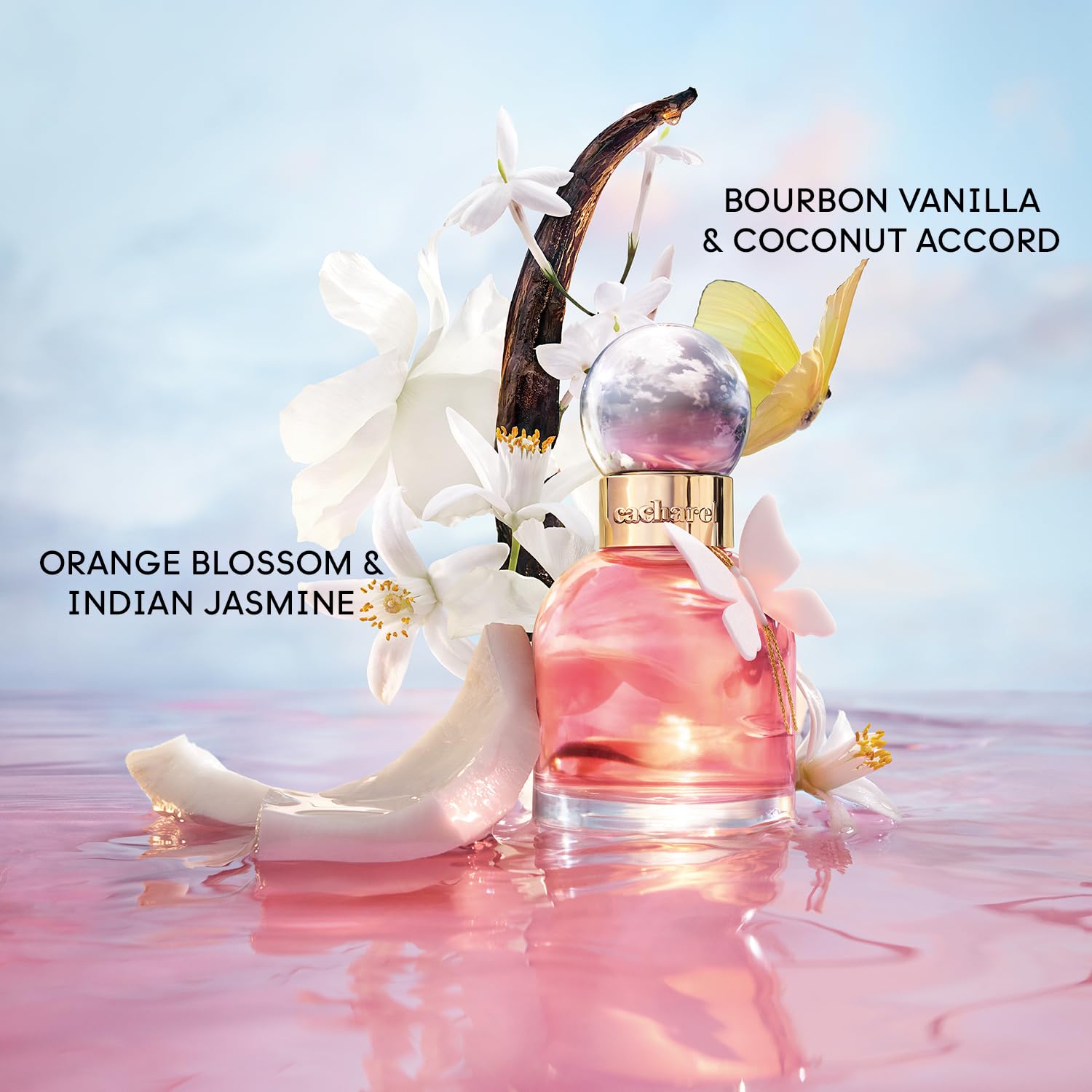 Cacharel Ella Ella - Eau De Parfum Perfume For Women - Floral Chypre - Notes Of Coconut Accord, Bourbon Vanilla, Bergamot Essence 1.0 Fl.Oz : Beauty & Personal Care
