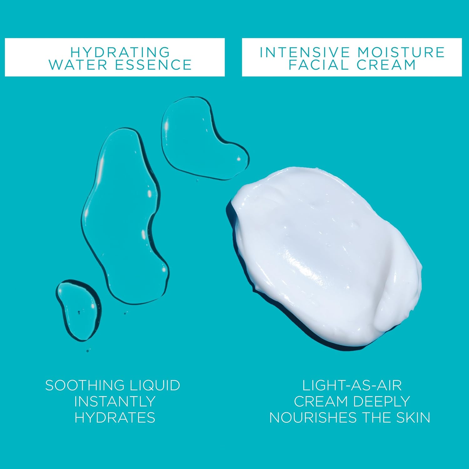 Hydrating Water Essence And Intensive Moisture Facial Cream : Beauty & Personal Care